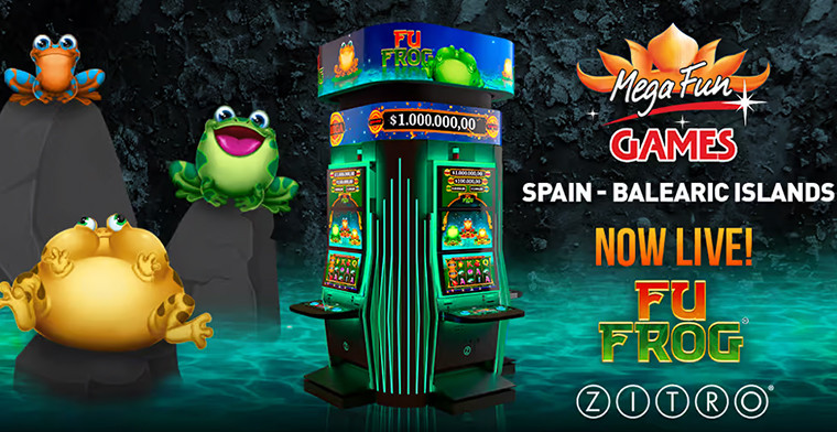 FU FROG hops into Mega Fun Games in the Balearic Islands