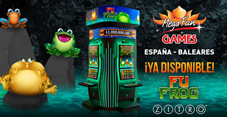 Llega Fu Frog a los salones Mega Fun Games de Baleares