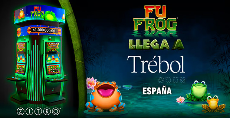 La atracción estrella de Zitro, Fu Frog, salta a la comunidad valenciana de la mano del Grupo Trébol