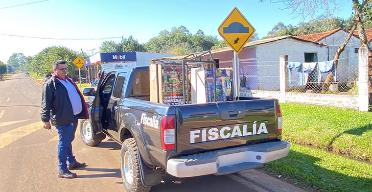 Paraguay: strong raid on illegal slot machines