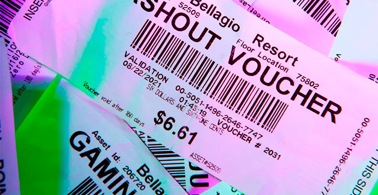 How much did Nevada collect in unused casino cash-out tickets?