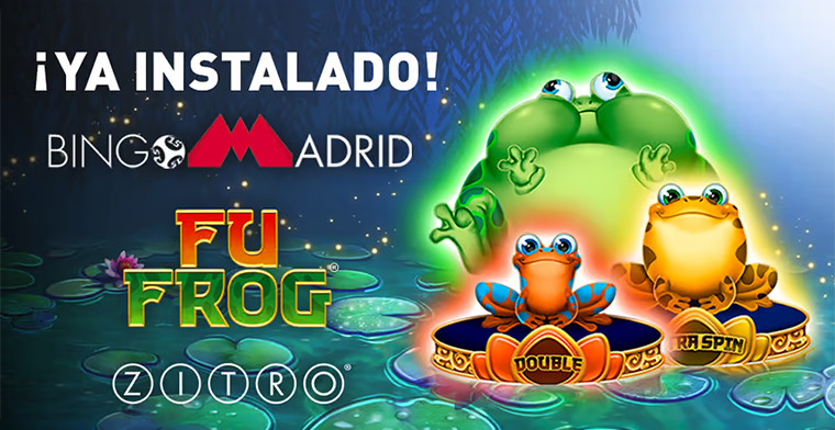 Los clientes del Bingo Madrid ya disfrutan de Fu Frog de Zitro