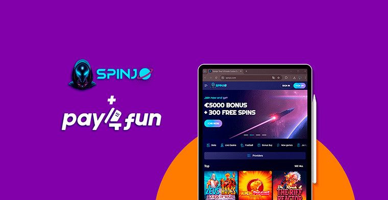 Spinjo: nova integração Pay4Fun