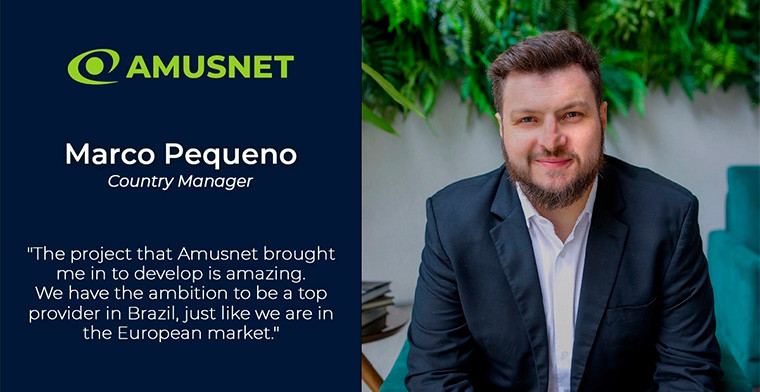 Amusnet enhances its presence in Brazil through the appointment of Marco Pequeno as Country Manager