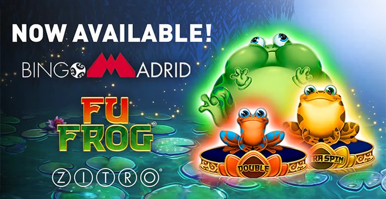 Players at Bingo Madrid welcome Zitro's Fu Frog