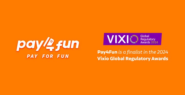 A Pay4Fun é finalista na premiação Vixio Global Regulatory Awards de 2024