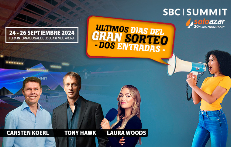 ¡Laura Woods te espera en Lisboa!Gana dos entradas para el SBC Summit con SoloAzar y vive una experiencia única
