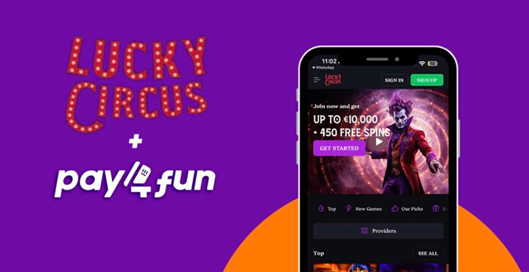 Nova Integração Pay4Fun:Lucky Circus