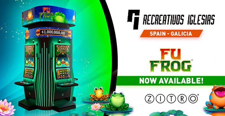 Fu Frog arrives at the Galician Halls of Recreativos Iglesias