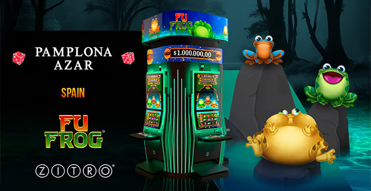 The Frogs from Zitro's Fu Frog bring luck to Pamplona