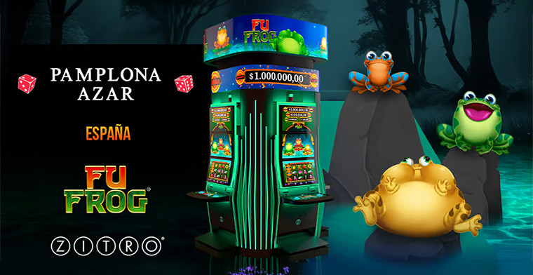 Las ranas de Fu Frog de Zitro llevan la suerte a Pamplona