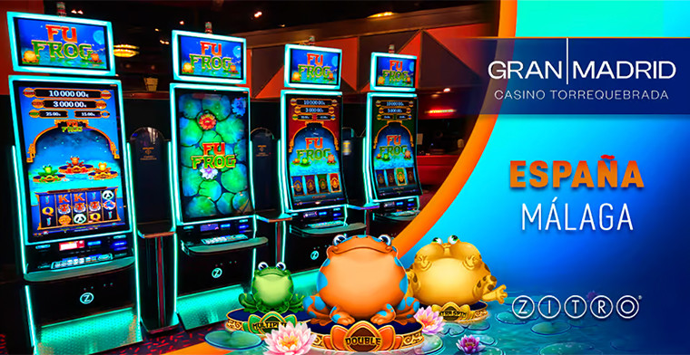 FU FROG de ZITRO, ya instalado en Gran Madrid, Casino Torrequebrada