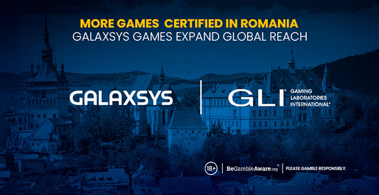 Seis nuevos juegos de Galaxsys certificados en Rumania
