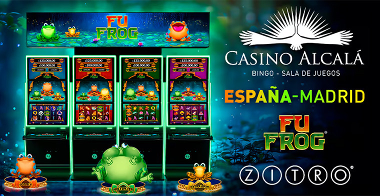Los casinos de Alcalá invadidos por las ranas Fu Frog de Zitro