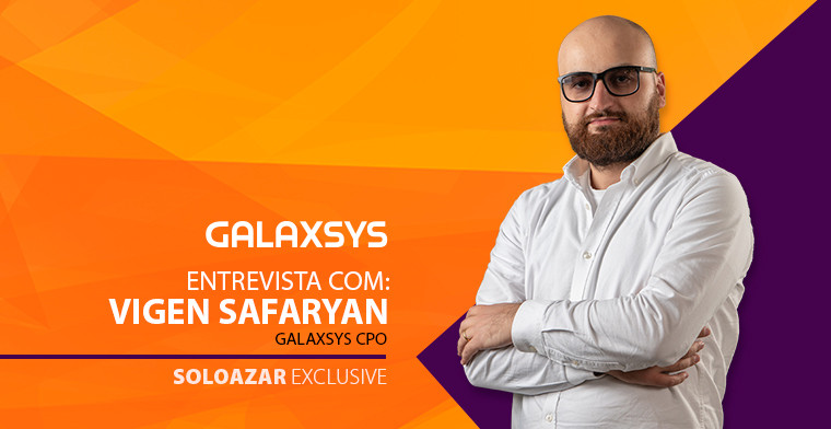 O diretor de produtos da Galaxsys, Vigen Safaryan, revela as novidades e os lançamentos de produtos da empresa