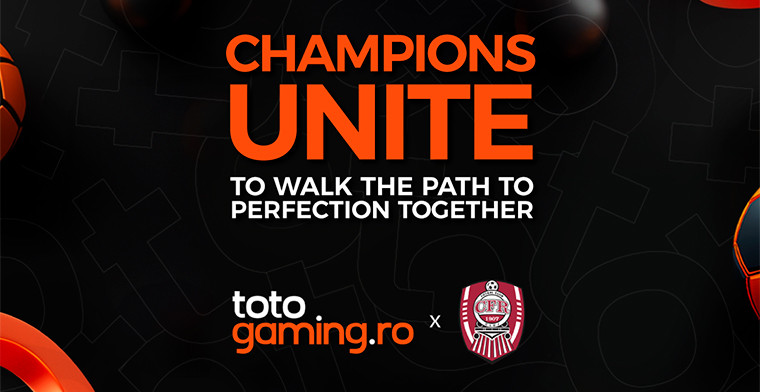 El casino online TotoGaming se asocia con el campeón de fútbol rumano CFR CLUJ