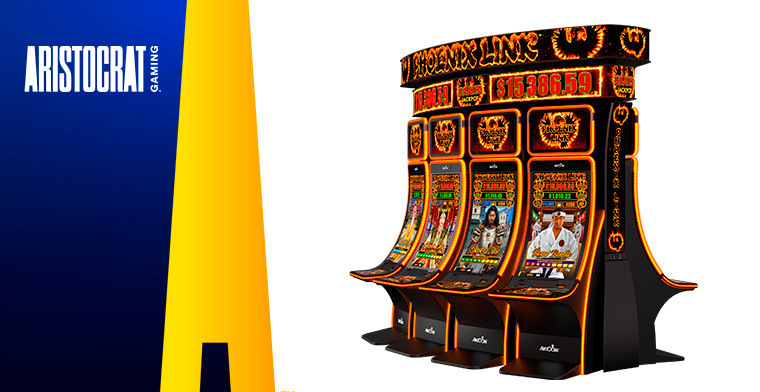 Meet Phoenix Link™: the new Aristocrat Gaming Fiery  Title