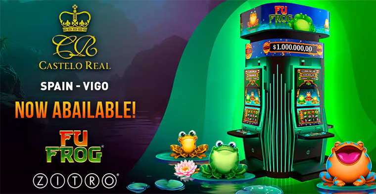 Zitro's Frogs are now available at Bingo Castelo Real in Vigo