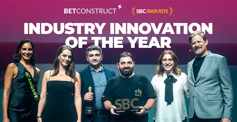 BetConstruct se lleva el premio a la Innovación del sector del año en los SBC Awards 2024