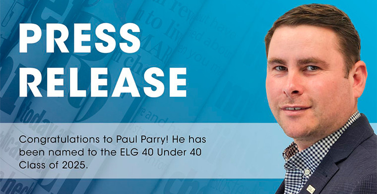 GLI® Senior Manager of Engineering Paul Parry Named to ELG 40 Under 40 Class of 2025