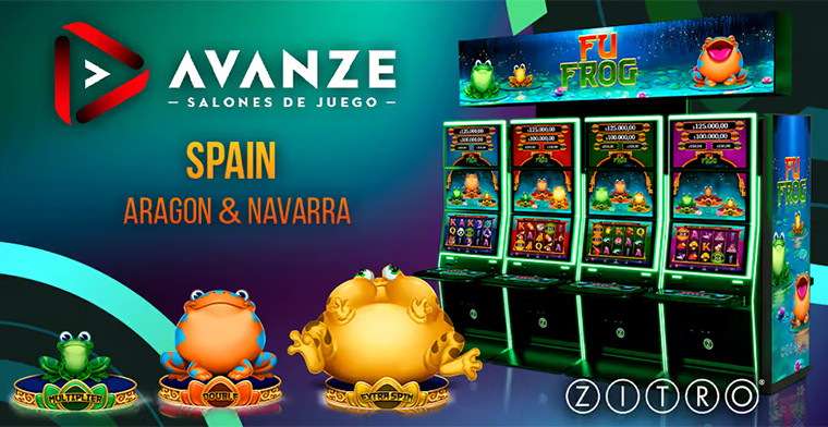 Fu Frog is now available at Avanze Gaming Halls