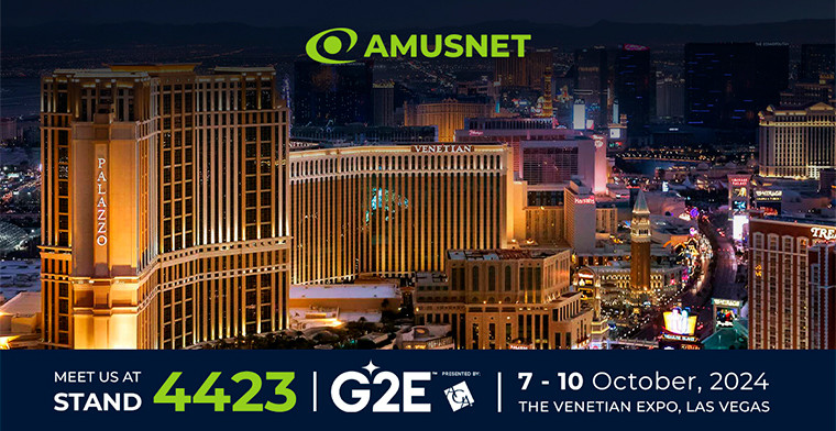 Amusnet sets the stage for Global Gaming Excellence at G2E Las Vegas