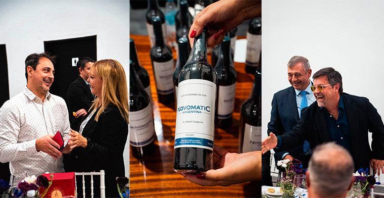 NOVOMATIC celebró una exclusiva cata de vinos con sus principales clientes en sus nuevas oficinas de Buenos Aires