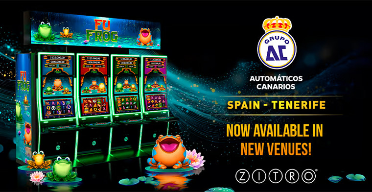 New gaming halls in Telerife celebrate the arrival of Fu Frog