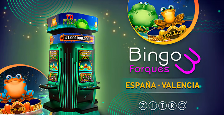 El juego estrella de Zitro, Fu Frog, llega al salón Cara o Lis de Salamanca