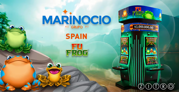 Zitro's sensational Fu Frog game arrives at Marinocio, Valencia