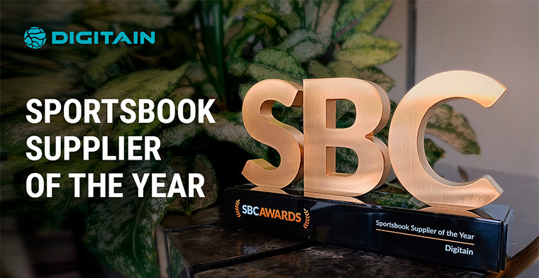 Digitain wins Sportsbook Supplier of the Year award at the SBC Awards