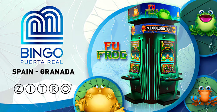 Bingo Puerta Real in Granada receives ZITRO frogs