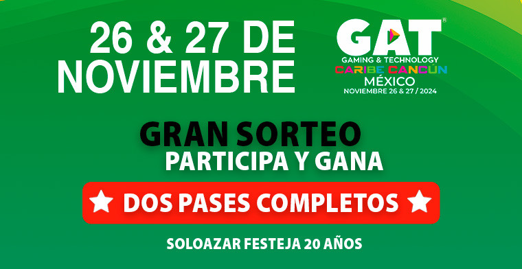 GAT Expo Caribe Cancún: sorteo de dos entradas para este evento clave de la industria de juegos de azar