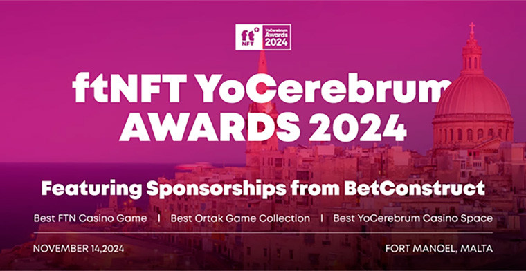 BetConstruct invita a los entusiastas a la tercera edición de los premios ftNFT YoCerebrum