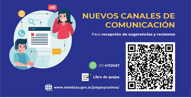 Casinos y juegos: lanzan nuevo canal de reclamos en Mendoza