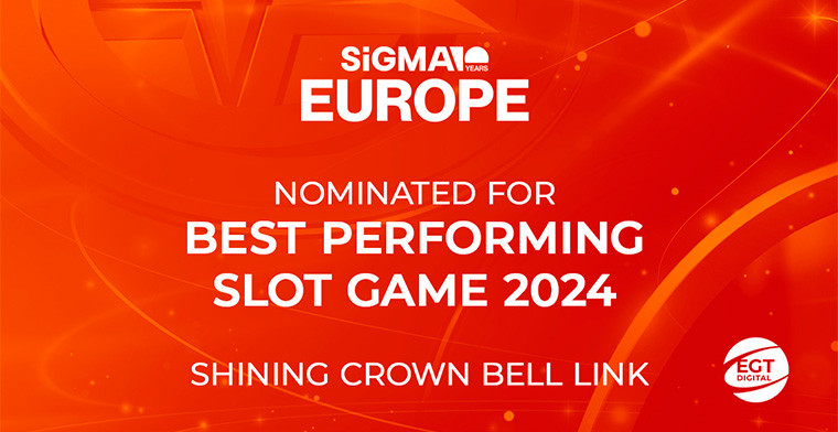 El juego Shining Crown Bell Link es preseleccionado como mejor tragaperras de 2024 en los premios SiGMA Europe