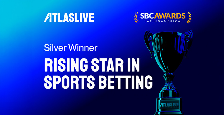 Atlaslive recibe el galardón de plata en la categoría Estrella en ascenso en apuestas deportivas en los SBC Awards Latinoamérica 2024