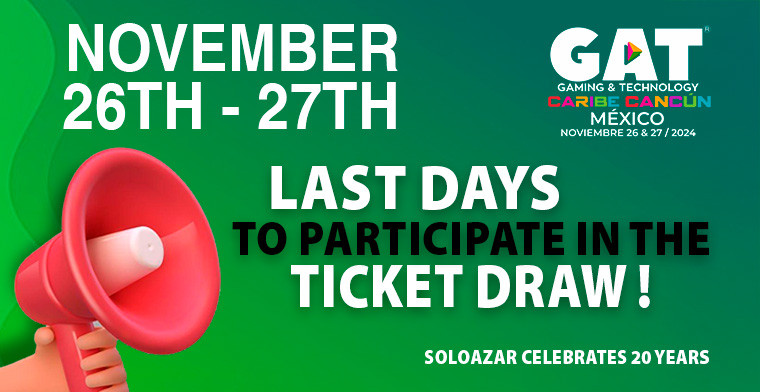 GAT Expo Caribe Cancún: Last days to participate in the Ticket Draw!
