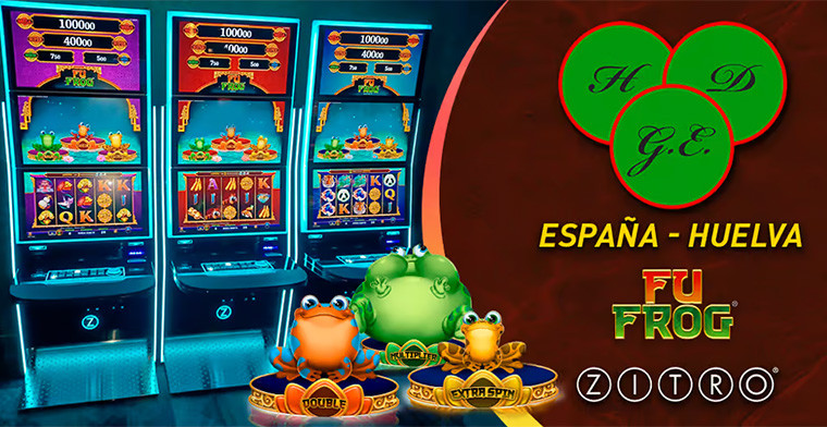 El juego estrella de Zitro, Fu Frog, llega al Salón Alanis de Huelva