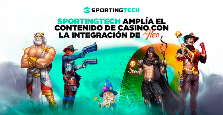Sportingtech amplía el contenido de casino con la integración de Alea y ofrece más de 15 000 juegos a los operadores