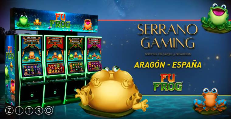 Fu Frog brings luck to Aragon