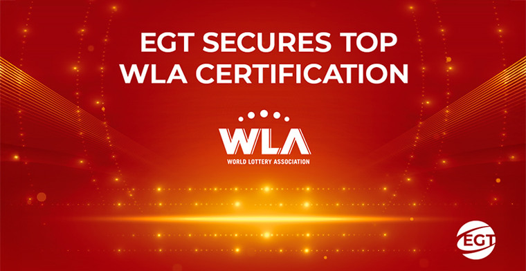 EGT obtained World Lottery Association Security Control Standard: 2020 Level 2 Certification