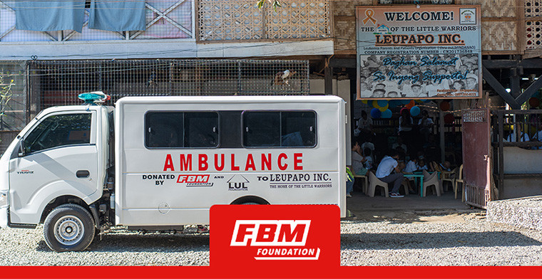 FBM Foundation dona una ambulancia para mejorar los servicios de salud de Leupapo Inc.