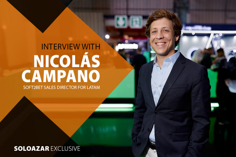 Sigma Europe: Nicolás Campano from Soft2Bet and the pride of the firm after exhibiting at the event