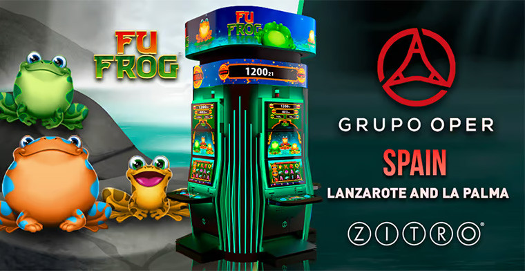 Gaming expansion in Spain: Oper Canarios brings Zitro's Fu Frog to the Canary Islands