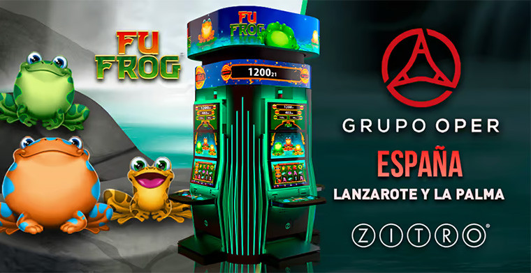 El juego se expande en España: Oper Canarios trae Fu Frog de Zitro a Canarias