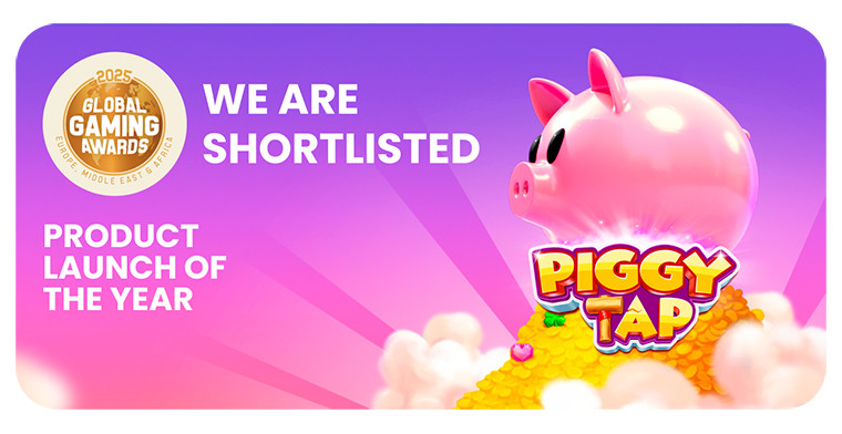 Onlyplay’s Piggy Tap™ nominated for “Product Launch of the Year” at Global Gaming Awards EMEA 2025