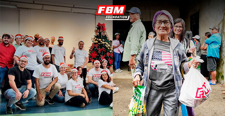 FBM Foundation spreads holiday cheer with initiatives in Brazil and the Philippines