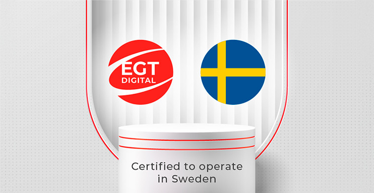 EGT Digital anuncia su autorización legal para operar en Suecia
