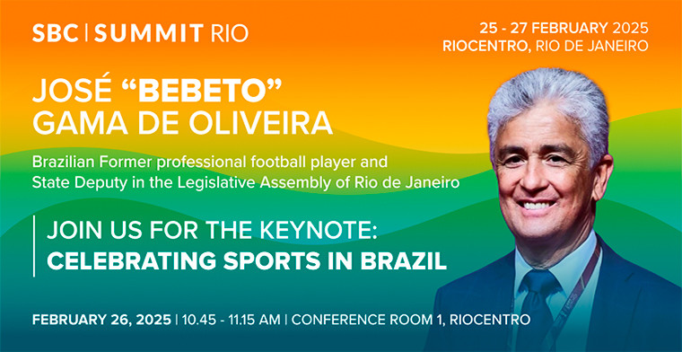 SBC Summit Rio: La leyenda del fútbol brasileño 'Bebeto' pronunciará el discurso inaugural